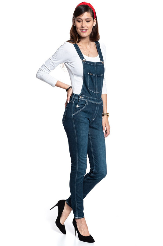 DAMSKIE OGRODNICZKI LEE RELAXED BIB RANGE BLUE L39KKTOJ 112108407