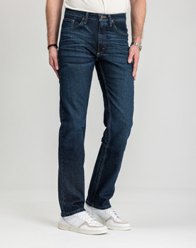 Męskie Spodnie Jeansowe Wrangler Regular Fit Blackened Indigo 112352956