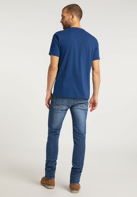 T-SHIRT MĘSKI MUSTANG ALEX C PRINT ESTATE BLUE 1009930 5335