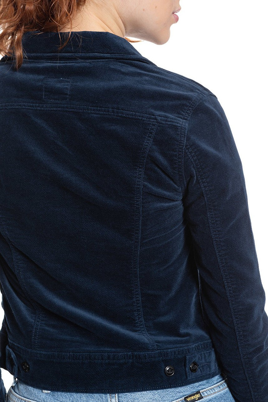 DAMSKA KURTKA JEANSOWA LEE SLIM RIDER MIDNIGHT VELVET L541MI67 112112680