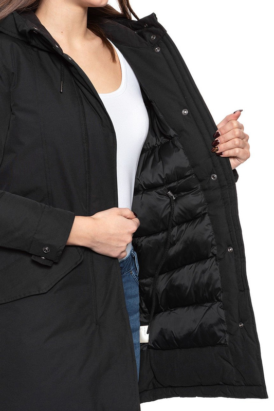 DAMSKA KURTKA ZIMOWA WRANGLER LONG PARKA BLACK W4N3V4100 112129163