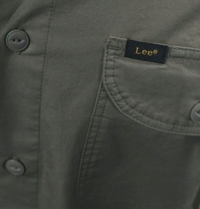 LEE WORKER SHIRT RELAXED FIT MĘSKA KOSZULA MATERIAŁOWA UTILITY GREEN L68HDNNG 112117122