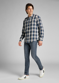 MĘSKIE SPODNIE JEANSOWE LEE LUKE DK WORN SHARK L719NKGE 112140738