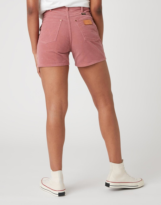 SPODENKI DAMSKIE WRANGLER MOM SHORT DUSTY ROSE W22DZNX97 112127805
