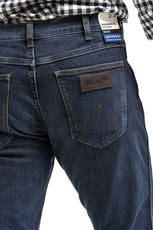 WRANGLER GREENSBORO MĘSKIE SPODNIE JEANSOWE ELECTRIC RODEO W15Q3521J 112320135