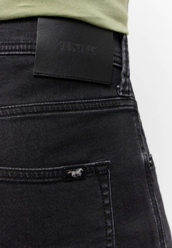 Męskie Spodnie Jeansowe Mustang Style Oregon Slim K Denim Black 1015546 4000 940