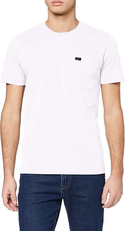 LEE POCKET TEE WHITE L63JFQ12 112115061