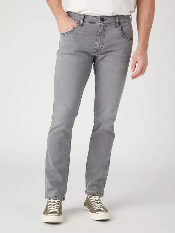 WRANGLER GREENSBORO MĘSKIE SPODNIE JEANSOWE JEANSY LIGHT ASHES W15QBY42F 112329010