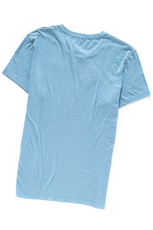 WRANGLER T SHIRT S/S HERITAGE T FADED DENIM W7931EFAN