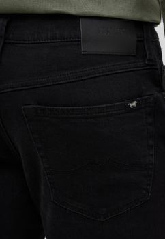 Męskie Spodnie jeansowe Mustang Style Tramper Straight Denim Black 1016810 4000 883