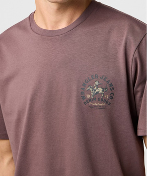MESKA KOSZULKA WRANGLER SMALL GRAPHIC TEE PEPPERCORN 112371472