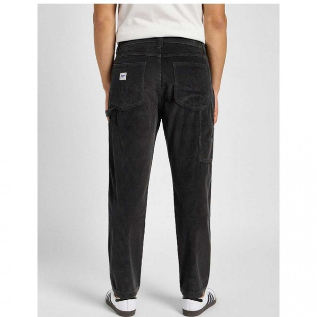 LEE MĘSKIE SPODNIE SZTRUKSOWE LEE CARPENTER DARK MUTED GRAY 112359177