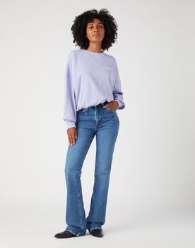 DAMSKA BLUZA WRANGLER RELAXED SWEATSHIRT SWEET LAVENDER 112343712