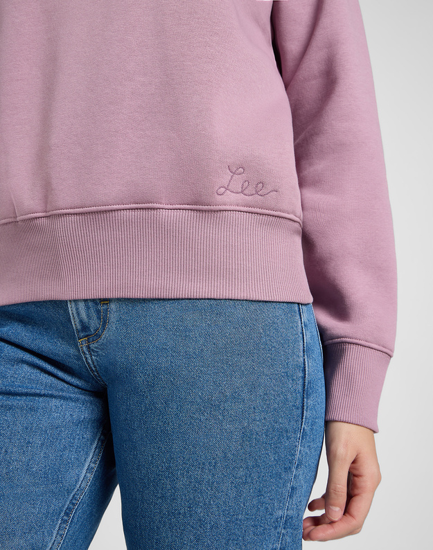 DAMSKA BLUZA LEE RAGLAN CREW SWS PLUMBERRY 112371294