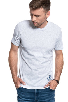 LEE BRANDED TEE SHARP GREY MELE L63KFQ03 112115084