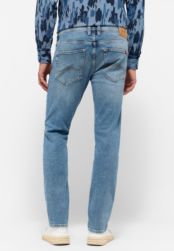 Męskie Spodnie Jeansowe MUSTANG Oregon Slim Denim Blue 1015865 5000 424