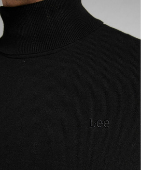 MĘSKI SWETER LEE HIGH NECK KNIT BLACK L83CKF01 112140919