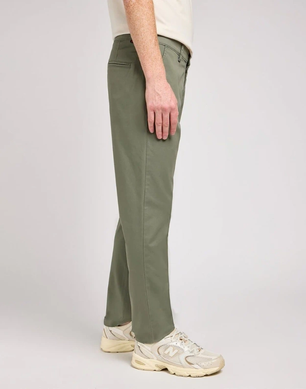 MESKIE SPODNIE LEE SLIM CHINO OLIVE GROVE 112349317