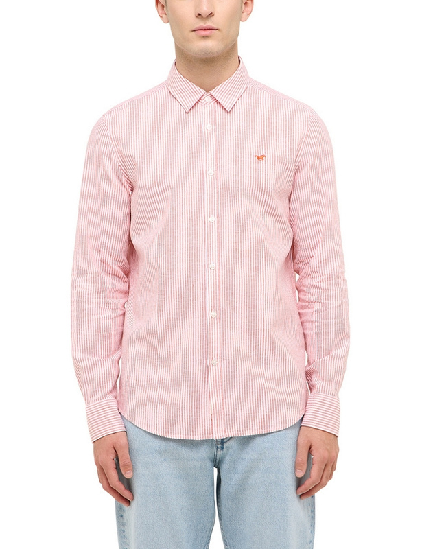 Męska Koszula Mustang Style Rawlins Red Fine Stripe 1016472 12735