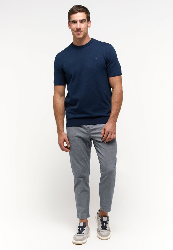 Męski T-shirt MUSTANG Ewen Dress Blues 1014923 5334