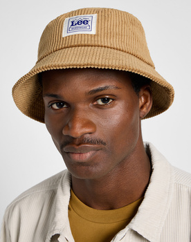LEE MĘSKA CZAPKA SZTRUKSOWA LEE CORD WW BUCKET HAT GLAZED GINGER 112358292