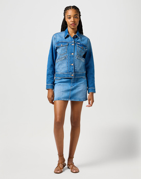 WRANGLER DAMSKA KURTKA JEANSOWA WRANGLER HERITAGE JACKET WRUGGED 112362616