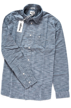 WRANGLER LS 1PKT SHIRT NAVY W5760OO35 112129450