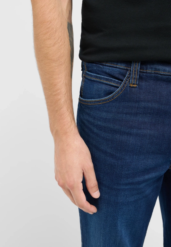Męskie Spodnie Jeansowe Mustang Style Tramper Straight Denim Blue 1016333 5000 902