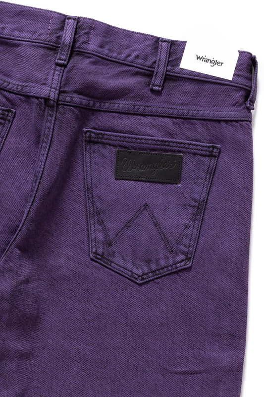 SPODENKI MĘSKIE WRANGLER DENIM SHORT PURPLE POP W14CRJ202 112126625