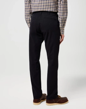 MESKIE SPODNIE  WRANGLER REGULAR CHINO BLACK 112371029
