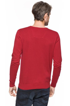 TOM TAILOR BASIC CREW-NECK SWEATER GRUNGE RED 3019733.45.10 COL. 5479