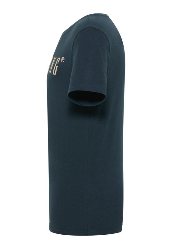 MĘSKA KOSZULKA MUSTANG T-shirt LOGO NADRUK Austin Carbon 1014695 4135