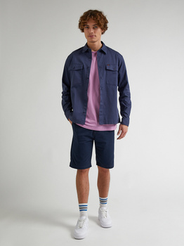 MĘSKIE SZORTY MATERIAŁOWE LEE REGULAR CHINO SHORT DEEP NAVY 112332254