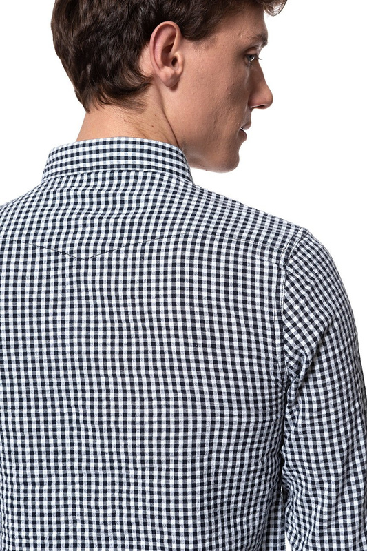 LEE WESTERN SHIRT MĘSKA KOSZULA W KRATĘ BLACK L644NL01 112115593