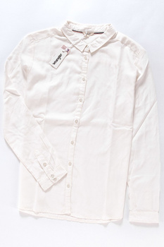 WRANGLER L/S SOLID SHIRT OFFWHITE W5202LR02