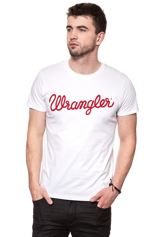 KOSZULKA WRANGLER CREW TEE WHITE W7C51FK12 112131714