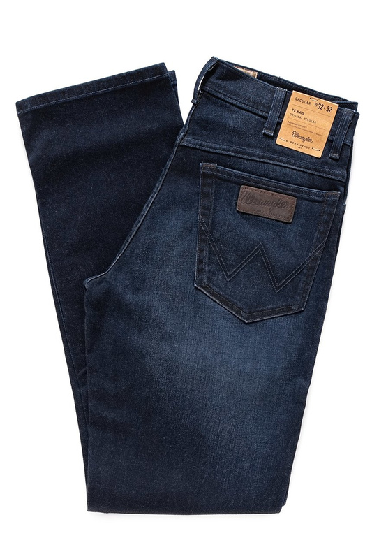 WRANGLER SPODNIE MĘSKIE TEXAS BLUE STROKE W121MU910