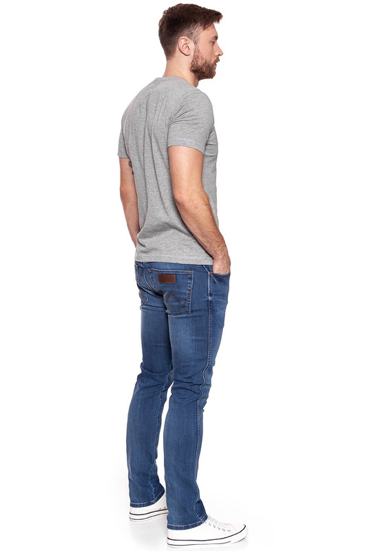 MUSTANG T SHIRT Denim Beat T-Shirt MID GREY MELANGE 1006414 4140