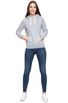 BLUZA LEE DAMSKA HOODY GREY MELE L36ATXMP 112107817