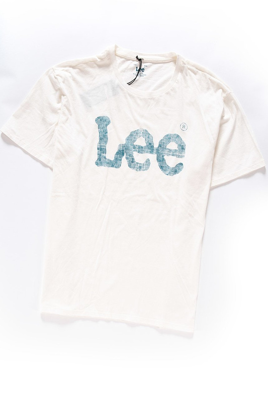 LEE T SHIRT LOGO TEE CLOUD DANCER L62OAIHA