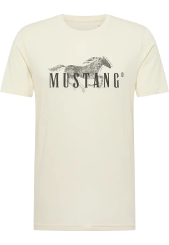 Męski T-Shirt Mustang Style Austin Light Gray 1015652 3003