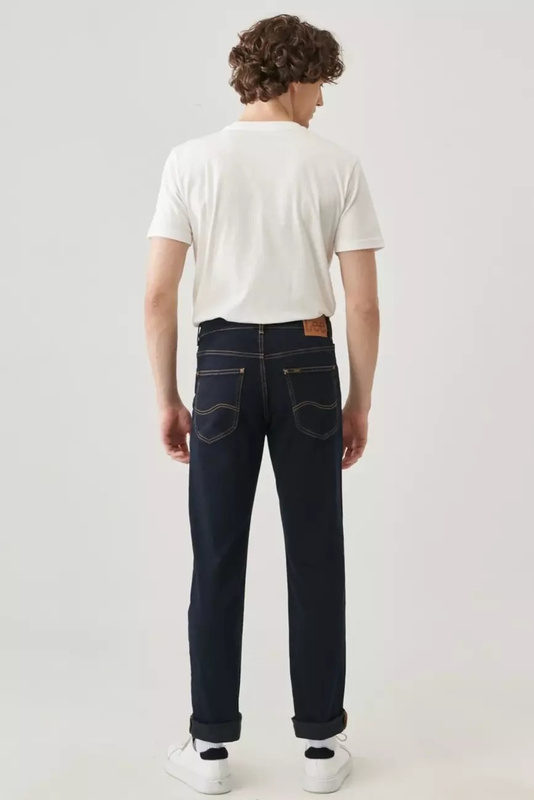 LEE BROOKLYN STRAIGHT MĘSKIE SPODNIE JEANSOWE BLUE BLACK L45271HH 112110078