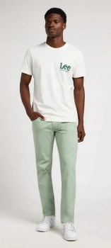 MESKIE SPODNIE LEE DAREN ZIP FLY INTUITION GREY 112349218