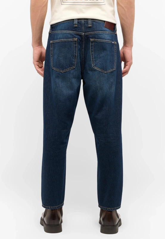 Męskie Spodnie Jeansowe MUSTANG Denver Tapered Denim Blue 1015511 5000 880