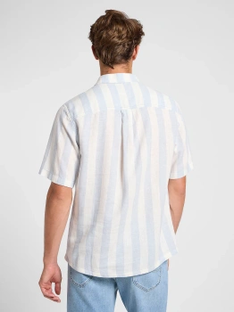 MESKA KOSZULA LEE POPOVER SHIRT SS SHY BLUE 112364226