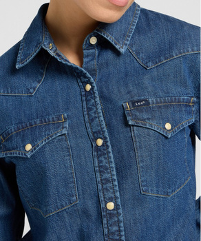 DAMSKA KOSZULA LEE REGULAR WESTERN SHIRT DENIM STACKS 112370983