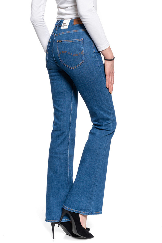 LEE FLARE DAMSKIE SPODNIE JEANSOWE L31NMANS 112107210