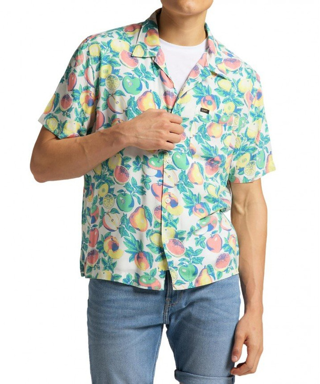 MĘSKA KOSZULA MATERIAŁOWA LEE SS RESORT SHIRT FAIRWAY L67PQJQD 112116922
