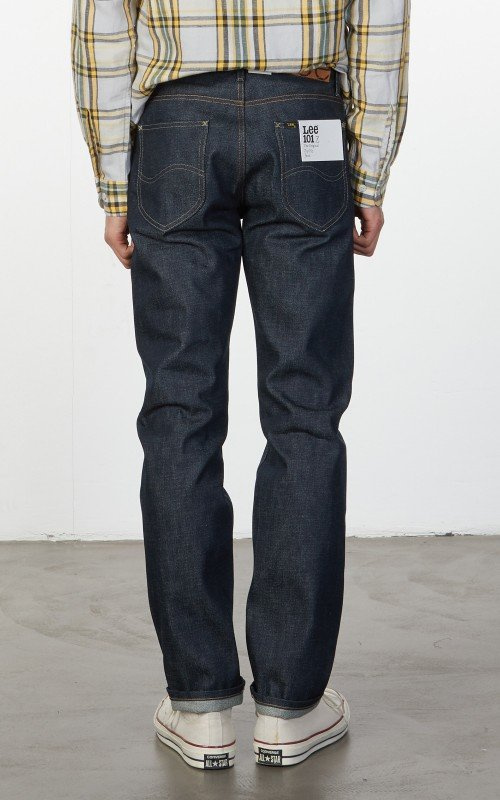 LEE 101 Z DRY MĘSPIE SPODNIE JEANSOWE JEANSY DENIM INDIGO L953OB41 112124238