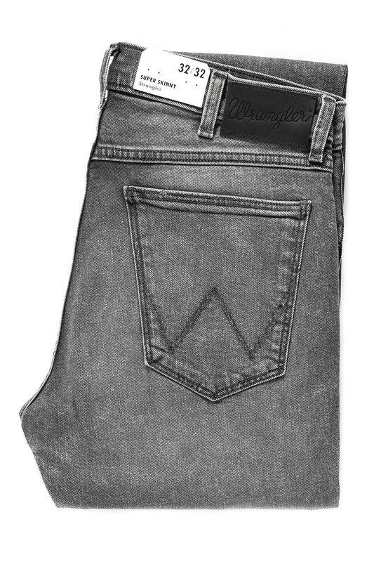 SPODNIE MĘSKIE WRANGLER STRANGLER GRUNGE GREY W16TRA193 112127342
